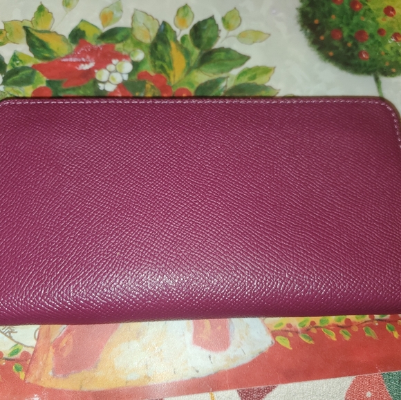 Coach 54007 Accordion zip wallet Crossgrain Leathe - Picture 2 of 4